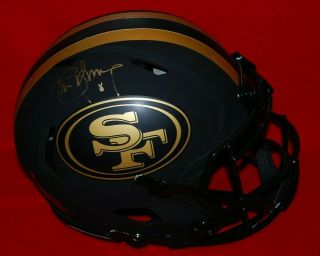 Steve Young 49ers Signed Eclipse Full Size Authentic Helmet Radtke Hologram