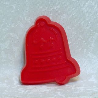 Hallmark Vintage Pliable Plastic Cookie Cutter - Petite Bell Christmas Wedding