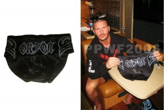 Wwe Randy Orton Ring Worn The Viper Trunks With Exact Picture Proof And 2
