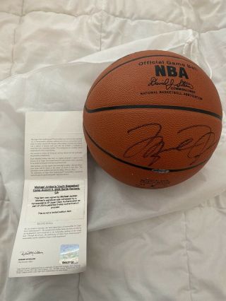 Michael Jordan & Dennis Rodman Autographed Spalding Official Game Basketball Uda