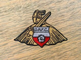 Vintage Doncaster Rovers Football Club Embroidered Patch Badge Sew Or Iron On
