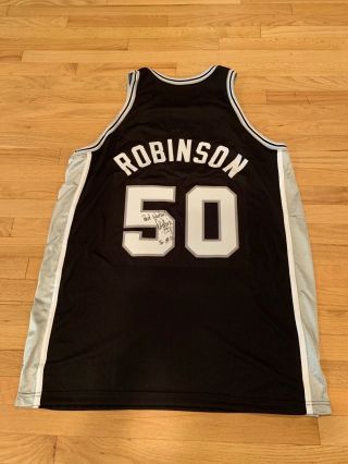 Game - Worn Signed David Robinson Spurs Jersey Worn In The Movie Like Mike