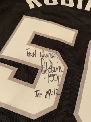 Game - Worn Signed David Robinson Spurs Jersey Worn In The Movie Like Mike 3