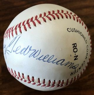 Ted Williams William Bill Terry Signed Autographed National Baseball Onl Jsa Loa