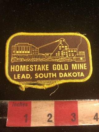 Vtg & As - Is - Lead South Dakota Homestake Gold Mine Patch 99y6