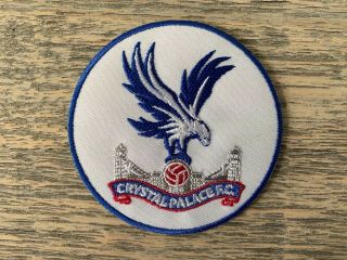 Vintage Crystal Palace Football Club Embroidered Patch Badge Sew Or Iron On