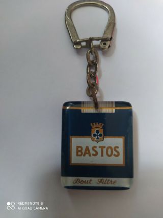 Porte - Clés Bourbon Paquet De Cigarettes Bastos Honey Keychain Vintage Années 60
