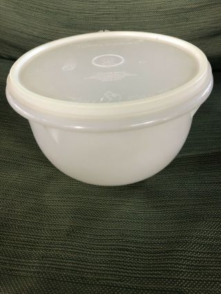 Vintage Tupperware 271 Sheer Mixing Storage Bowl Container With Lid 228