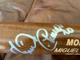 Miguel Cabrera Signed Game Issue Rookie Auto Bat Mlb Holo