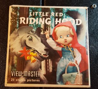 Little Red Riding Hood Three Little Pigs Vintage View - Master Reel Pack W/booklet