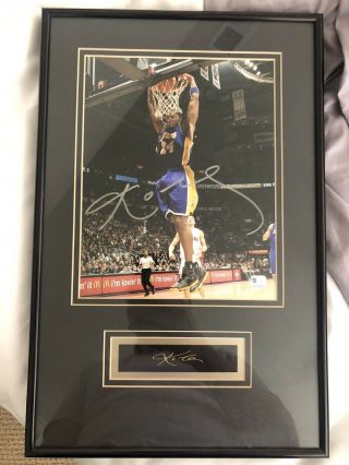 Kobe Bryant Authentic Autographed Framed 8x10 Photo (frame Dim.  : 17.  25x11.  25x1)