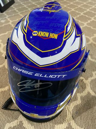 Chase Elliott Autographed Signed Nascar Full - Size Helmet.