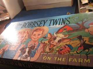 Vintage 1957 Bobbsey Twins On The Farm Game