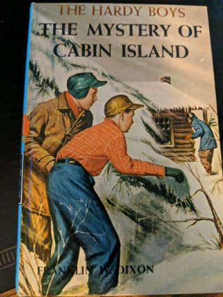 Vintage Hardy Boys 8 The Mystery Of Cabin Island By Franklin W.  Dixon 1971