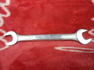 Vintage Craftsman 1/2 " & 9/16 " Open End Wrench - V - 44579 Usa