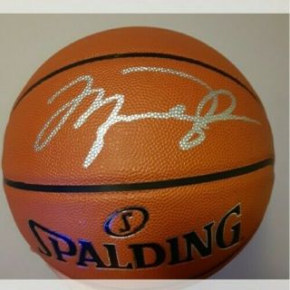 Autographed Michael Jordan Basketball With