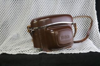 Vintage Hard Brown Leather Kodak Retina Automatic Camera Case 23223