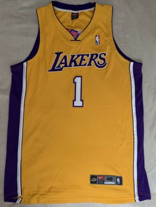 Caron Butler Auto Los Angeles Lakers Authentic Nike Jersey Xl