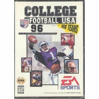 College Football Usa 96 For Sega Genesis Vintage