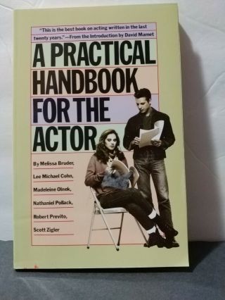 Practical Handbook For The Actor - Melissa Bruder - Pbk - Vintage -