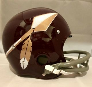 Pat Fischer Vintage Rk2 Suspension Football Helmet Washington Redskins