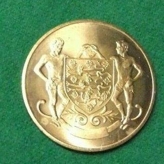 Vintage Leeds United Fa Cup Centenary (1872 - 1972) Esso Coin