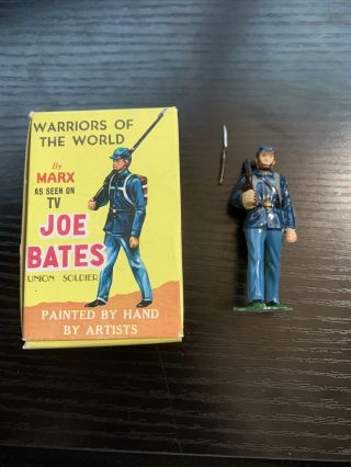 Rare Vintage Marx Warriors Of The World Joe Bates 1960s,  Complete With Orig Box