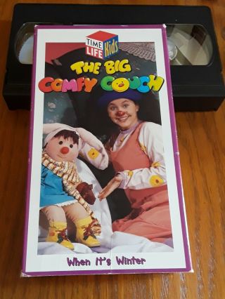 The Big Comfy Couch - When Its Winter (vhs,  1995) Pbs Time Life Kids Vintage Euc