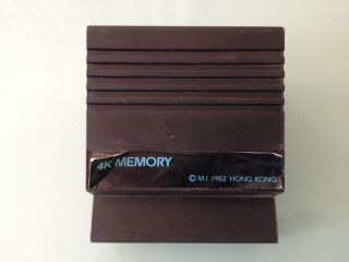 1982 Vintage Aquarius Computer Cart 4k Memory Rare Mattel