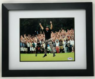 Psa/dna Master Champion Phil Mickelson Signed Autographed Framed 8x10 Golf Photo