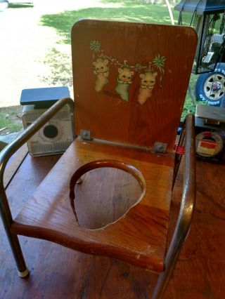 Vintage Welsh And Co Wooden And Potty Chair