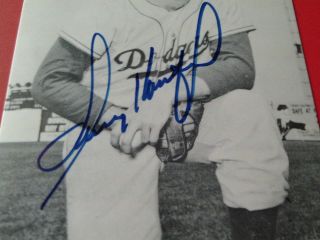 Sandy Koufax Autographed Hand Signed J.  D.  Mccarthy Photo Postcard