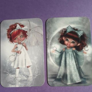 Swap Cards Vintage Collectable Elfin Girls