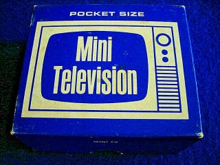 Vintage Novelty Gag Gift Mini Tv Boob Tube With Box