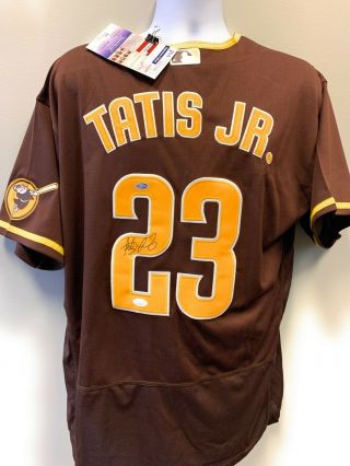 Fernando Tatis Jr San Diego Padres Signed Autograph Jersey Jsa Certified