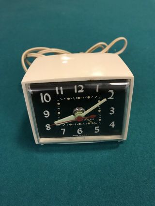 Vintage General Electric Alarm Clock Great 3x3x2.  5 Inches Condit