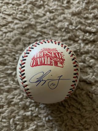 Chipper Jones Autograph 2000 All Star Baseball Atlanta Braves Turner Field