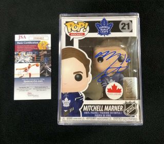Mitch Marner Signed Toronto Maple Leafs Nhl Funko Pop Figure 21 Jsa