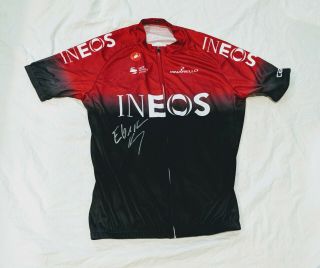 Egan Bernal Signed 2019 Team Ineos Cycling Jersey Tour De France Team Sky Proof