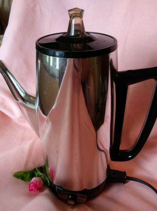 Vintage General Electric Immersible 6 - 9 Cup Automatic Coffee Percolator