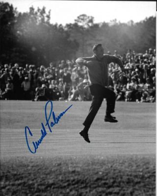 Arnold Palmer Hand Signed Autograph 8x10 Photo Masters Winner Auto