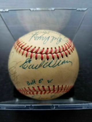 1980 Baltimore Orioles Team Signed Baseball W/ Earl Weaver Eddie Murray Psa Loa