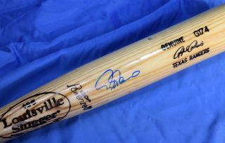 Rafael Palmeiro Jsa Signed Game Baseball Bat Authenticated Autograph