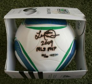Landon Donovan Signed Ball Autograph Upper Deck Adidas Mls Usmnt La Galaxy