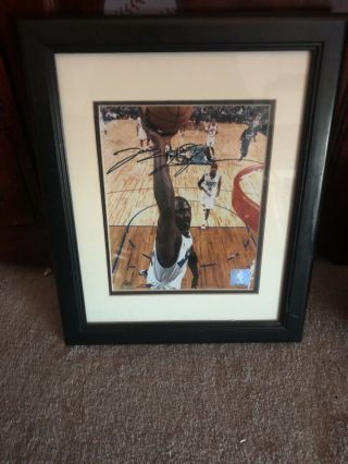 Michael Jordan Singed Picture With Cerftificate Of Authenticity