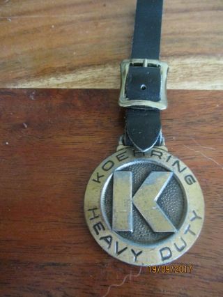 Vintage Watch Fob - Koehring Company 2
