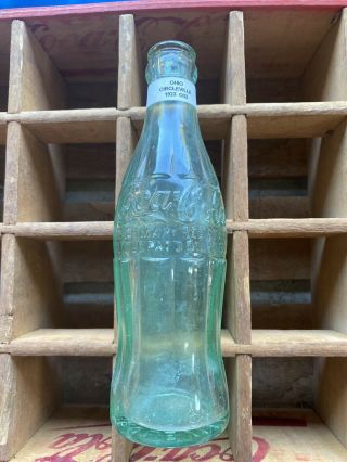 Dec.  25,  1923 Vintage Coca Cola Glass Bottle Circleville,  Ohio