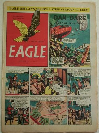 1951.  Vintage Eagle Comic Vol.  2 23.  Dan Dare.  Cutaway Of A Ferguson Tractor.