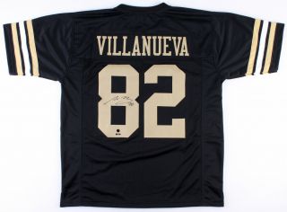 Alejandro Villanueva Signed Army Black Knights Jersey (savage Sports Hologram)