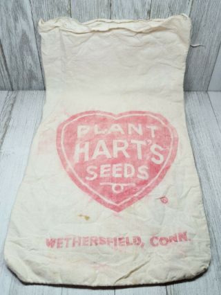 Vintage Cloth Sack Hart 